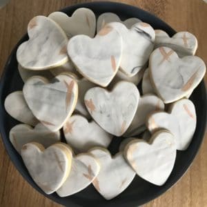 Cookies Wedding Engagement Bonbonniere Hearts Sweetly Baked Perth