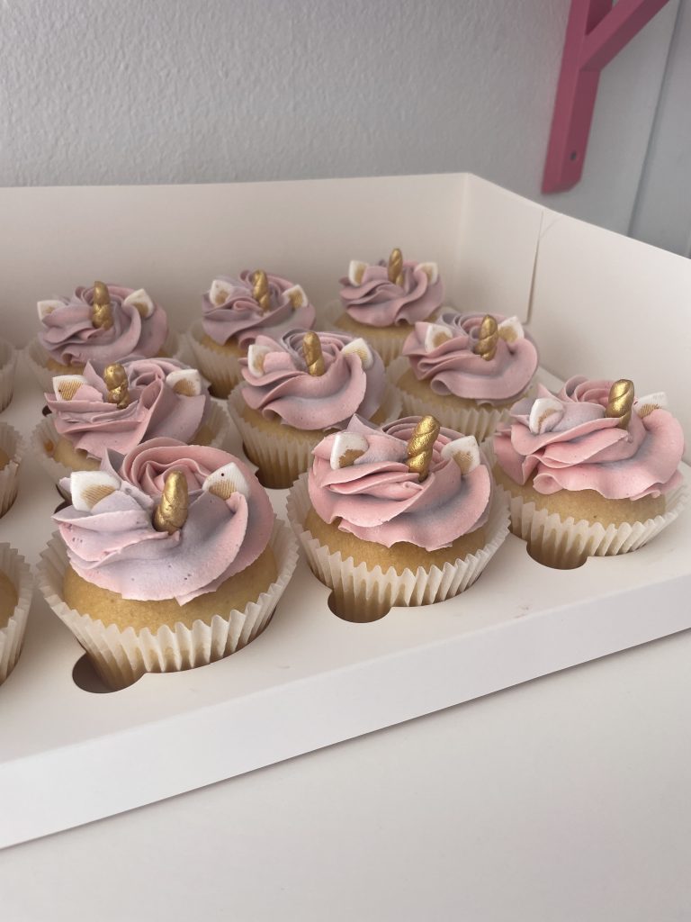 buttercream cupcakes pastel unicorn icing perth