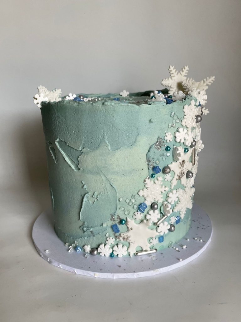 frozen theme cake cupcakes cookies birthday party ideas (2)