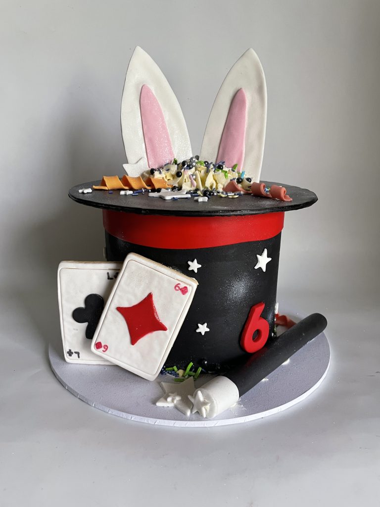 magic theme kids birthday cake