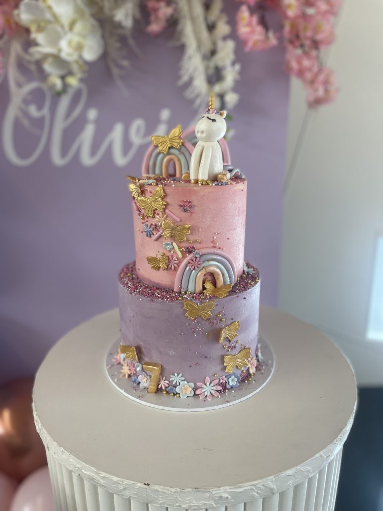 pastel unicorn cake first birthday party ideas perth (1)
