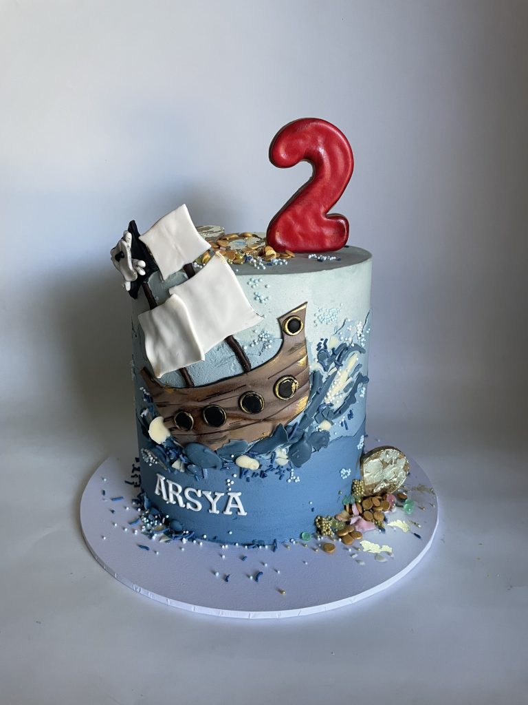 pirate theme birthday cake perth (2)